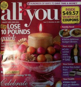 All You November Issue All You November Issue 280x300 All You Magazine November Coupons