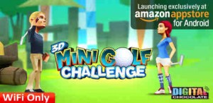 3D Mini Golf Challenge 3D Mini Golf Challenge 300x146 Free Android App: 3D Mini Golf Challenge