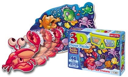 Puzzles Online on 3d Sneaky Puzzles Singin    Sea Creatures
