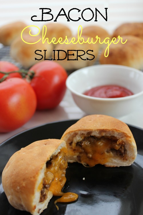 Bacon Cheeseburger Sliders - BargainBriana
