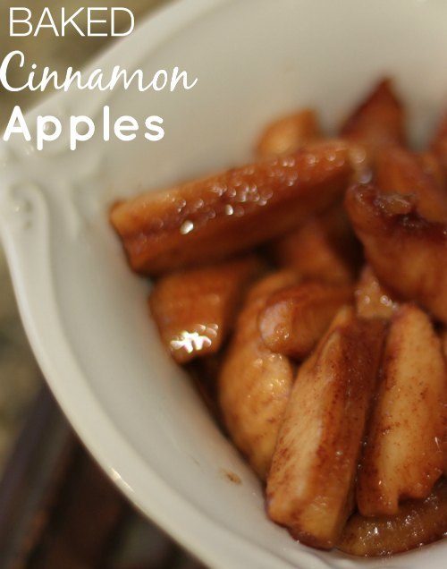 Baked Cinnamon Apples - BargainBriana