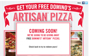 Domino's Artisan Pizzas