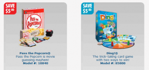 Game Rebate Offer 300x142 $5 Mail in Rebate Offer for Pass the Popcorn or Ding! Game