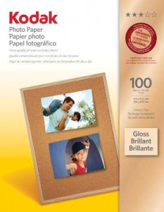 Kodak 8209017 Glossy Photo Paper 232x300 Amazon: Kodak Glossy Photo Paper 100 Sheets for $8.39