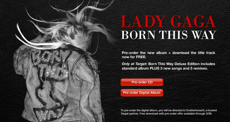 lady gaga born this way deluxe edition cd. makeup Lady Gaga-Born This Way