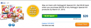 Special K 300x93 Kelloggs Special K Products | Buy $20, Get $5 Back 