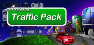 aces traffic pack 300x146 Free Android App: Aces Traffic Puzzle Pack