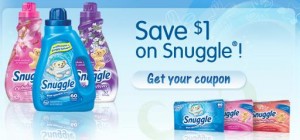 snuggle 300x140 $1/1 Snuggle Fabric Softener Printable Coupon