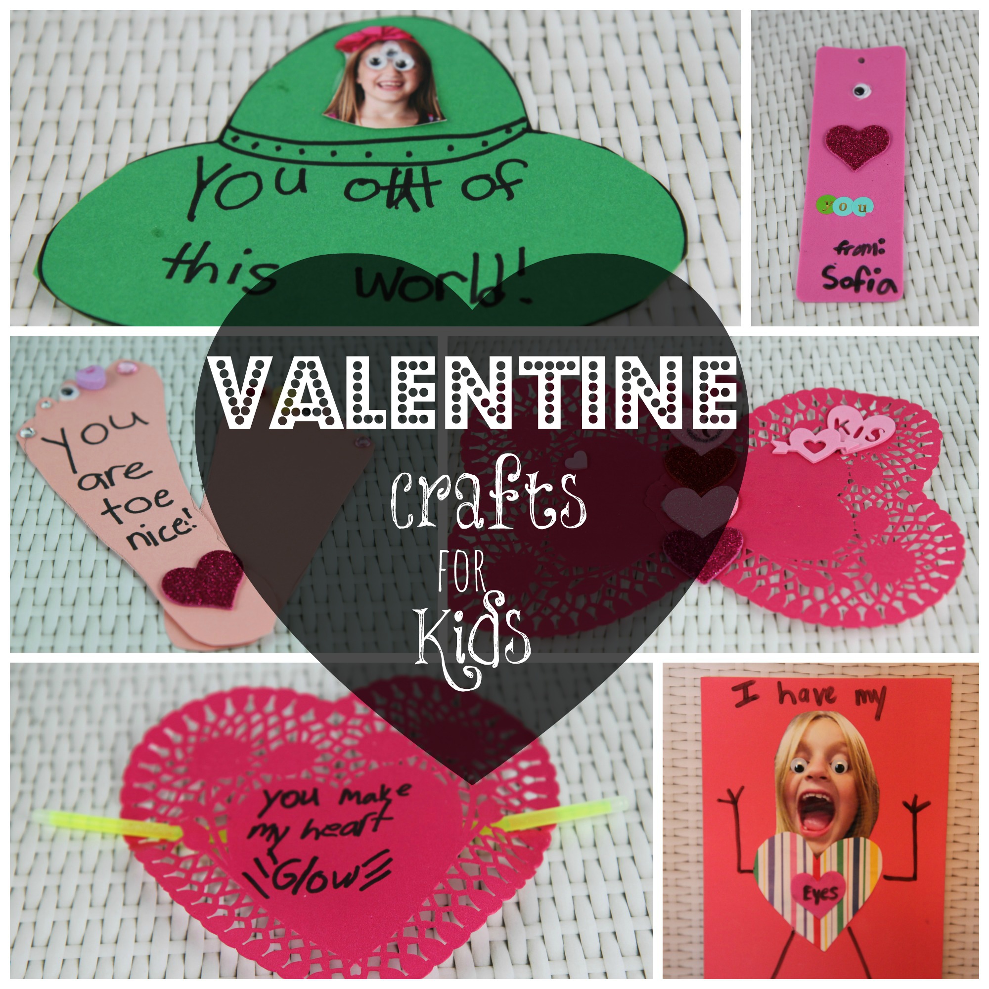 6 Easy Dollar Store Valentine Crafts for Kids