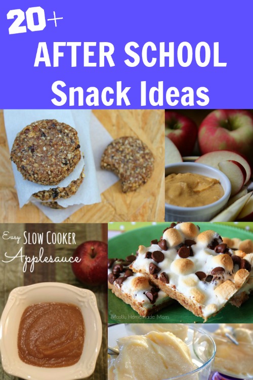 AFter SChool Snack Ideas