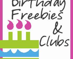 Birthday Freebies