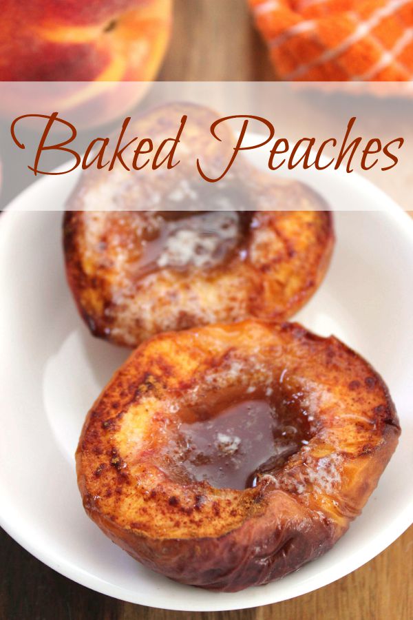 Recipe for Baked Peaches