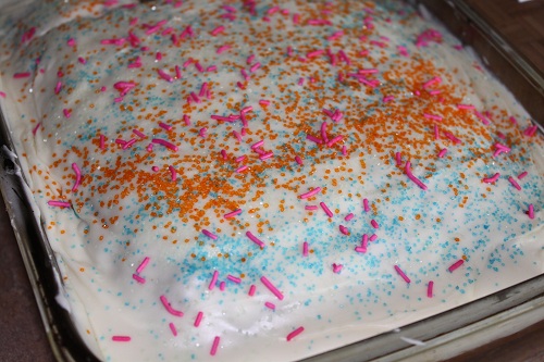Beach Sprinkle Cake