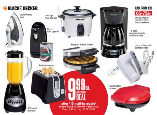 Black friday kohls small appliance deal