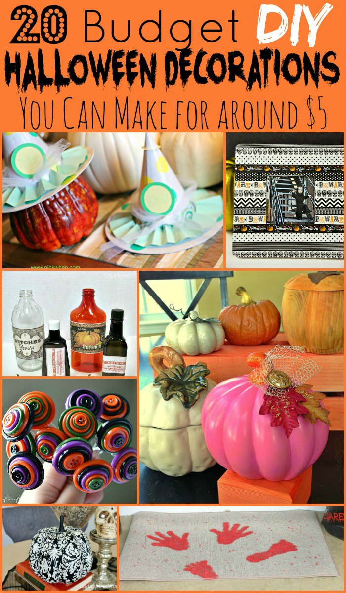 20 Budget DIY Halloween Decorations