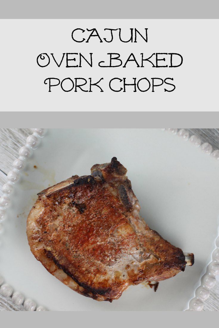 Cajun Oven Baked Pork Chops - Delicious Recipe
