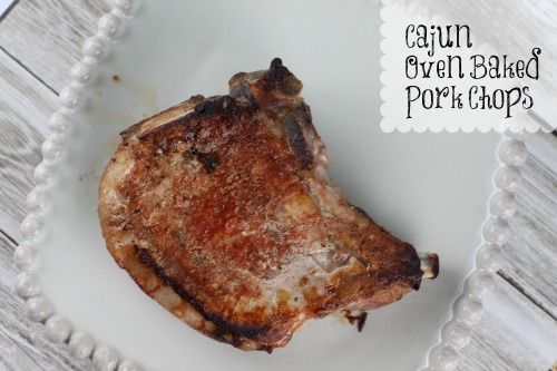 Cajun Oven Baked Pork Chops