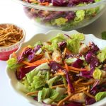 Asian chicken salad - healthy low carb
