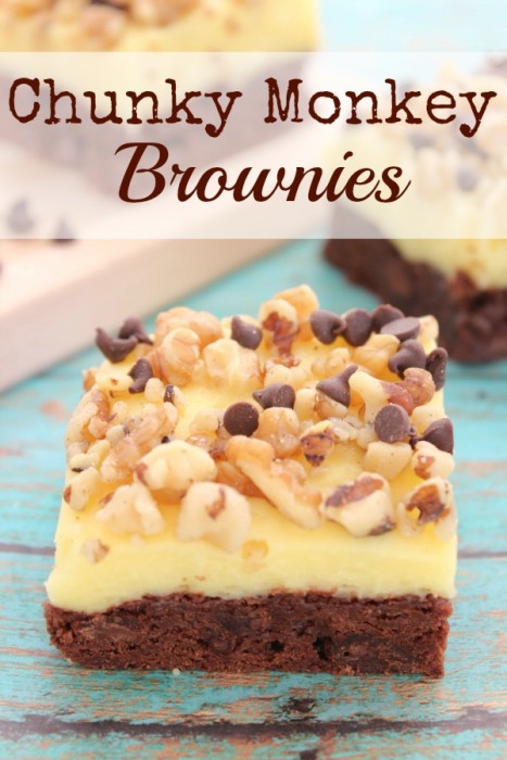 Chunky Monkey Brownies