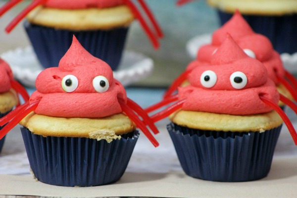 Crab Cupcakes for Under the Sea Celebration