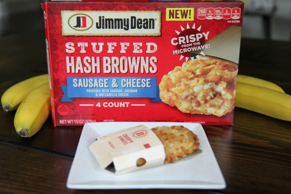 Crispy Jimmy Dean Stuffed Hash Browns