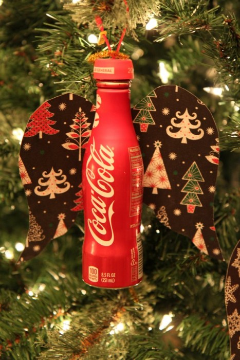 DIY Angel Coca-Cola Aluminum Bottle Christmas Ornament