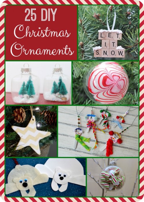 25 DIY Christmas Ornaments