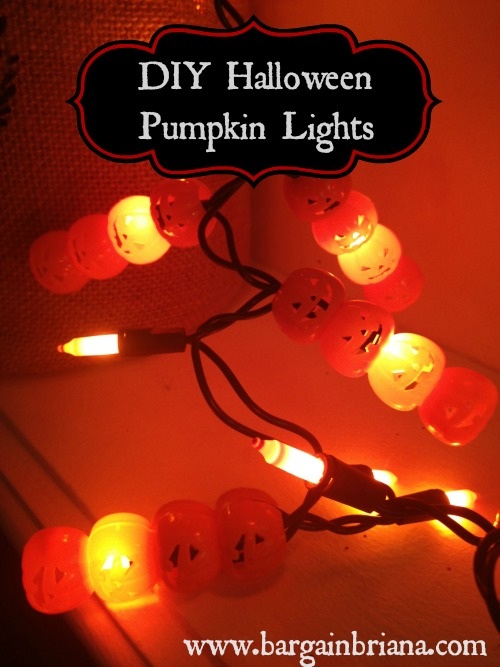 DIY Halloween Pumpkin Lights