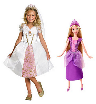 barbie rapunzel dress up