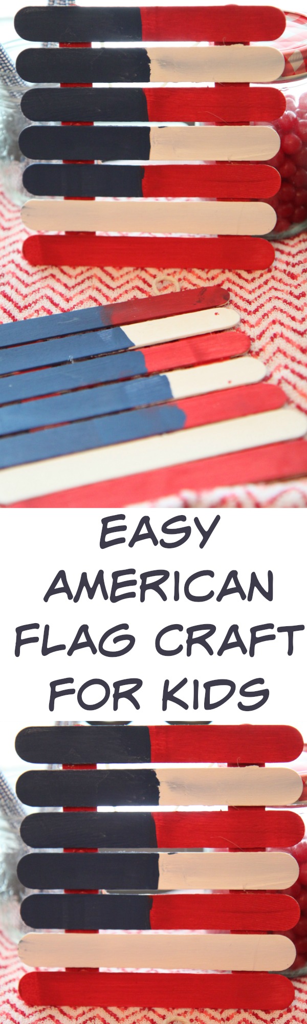 Easy American Flag Craft for Kids