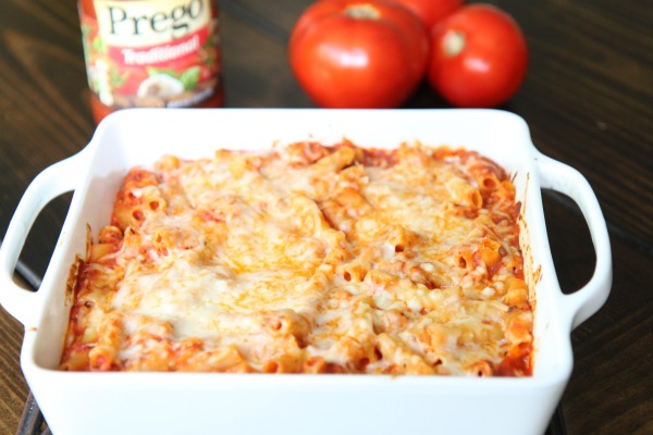 Easy Baked Ziti Recipe Using Prego