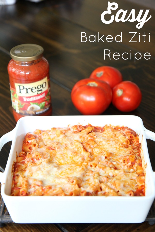 Easy Baked Ziti Recipe