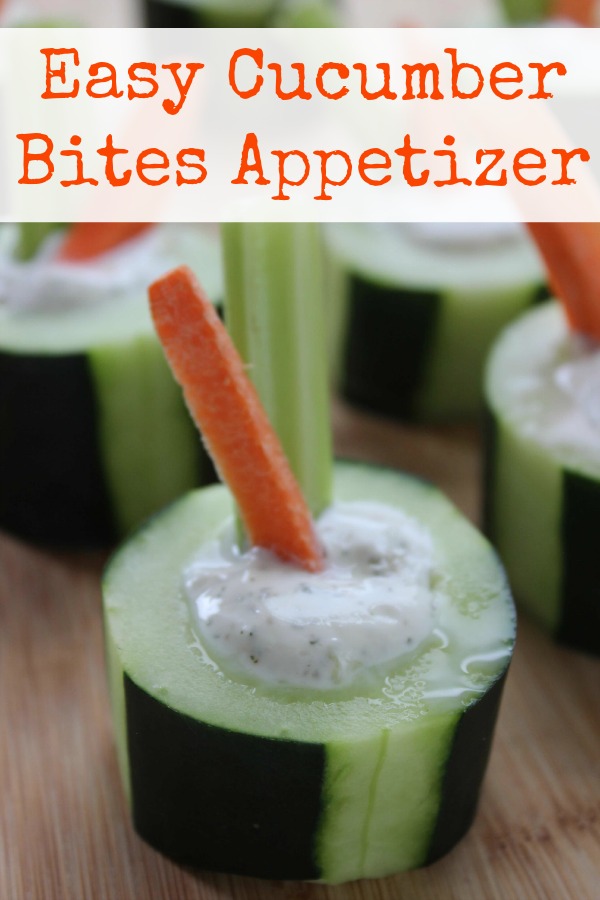 Easy Cucumber Bites Appetizer