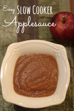 Easy Slow Cooker Applesauce