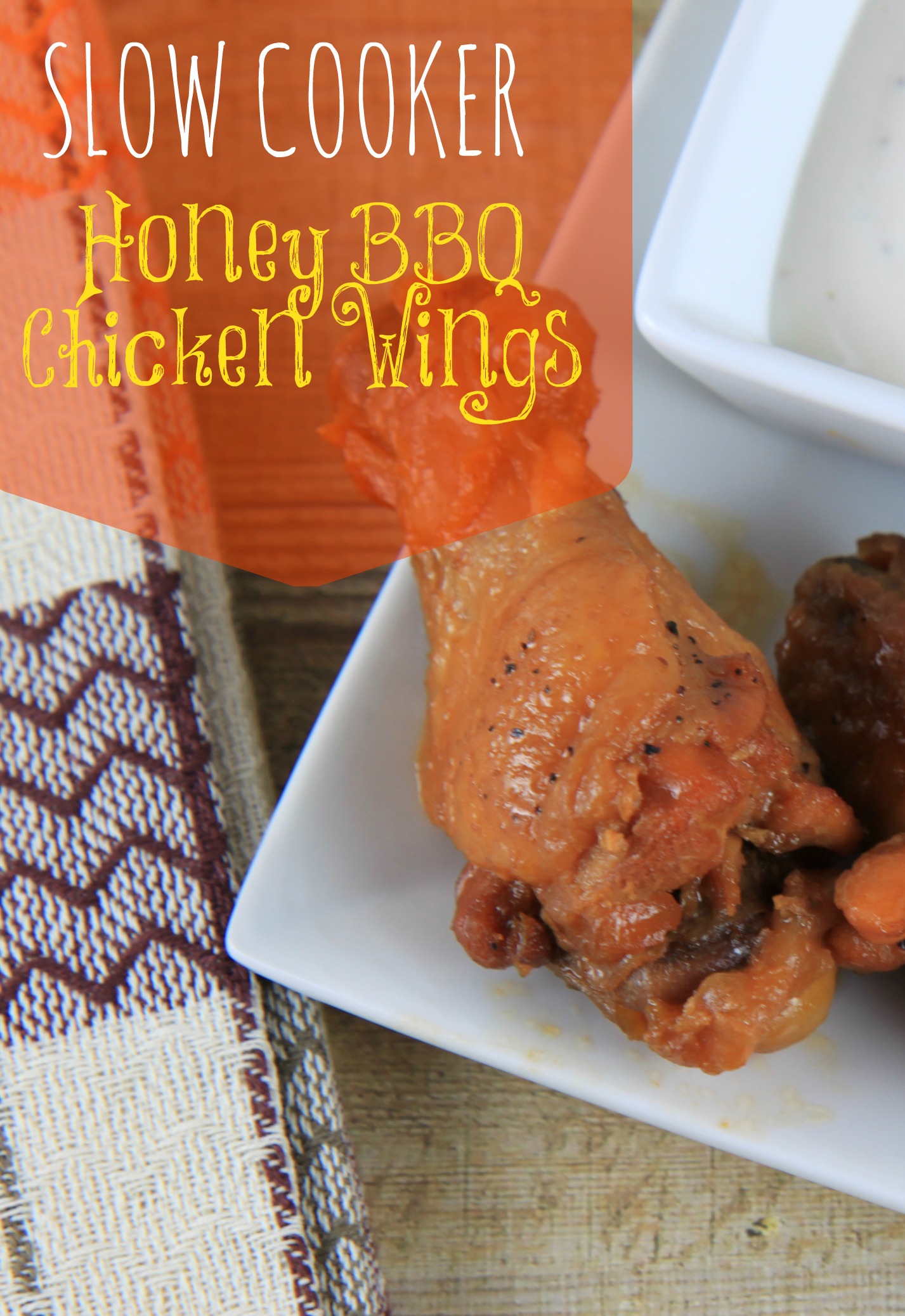 Slow Cooker Honey BBQ Chicken Wings Recipe - The Cookie Rookie®