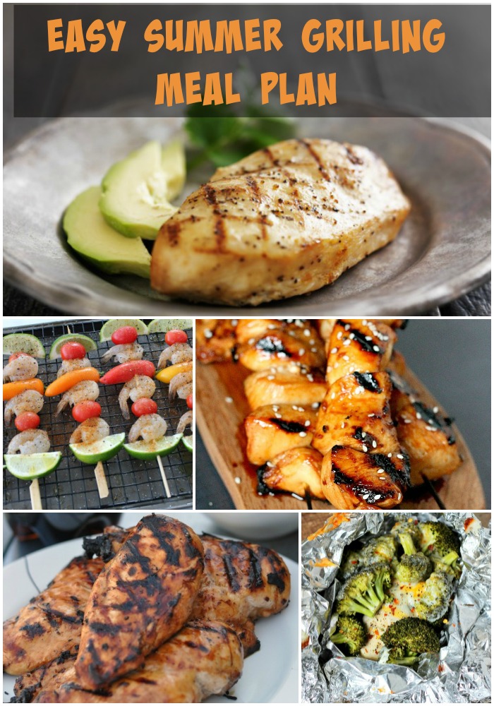 Easy Summer Grilling Meal Plan
