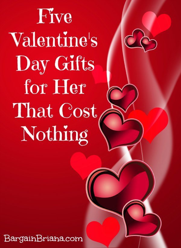 Five Valentine's Day Gifts for Her That Cost Nothing