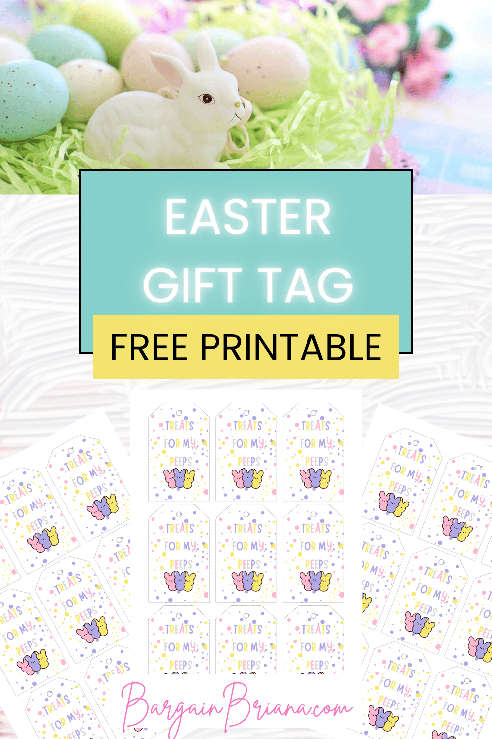Get crafty, get gifting, and most importantly—have fun! This little printable is a quick and easy way to make your Easter extra sweet. 💛🐣

#EasterPrintables #FreePrintable #TreatsForMyPeeps #EasterGiftIdeas #SpringDIY #PeepsTag #EasterCrafts