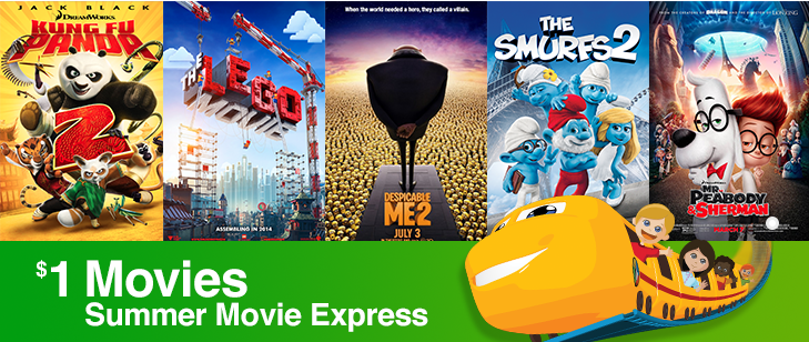 Regal Summer Movie Express - $1 Movies - BargainBriana