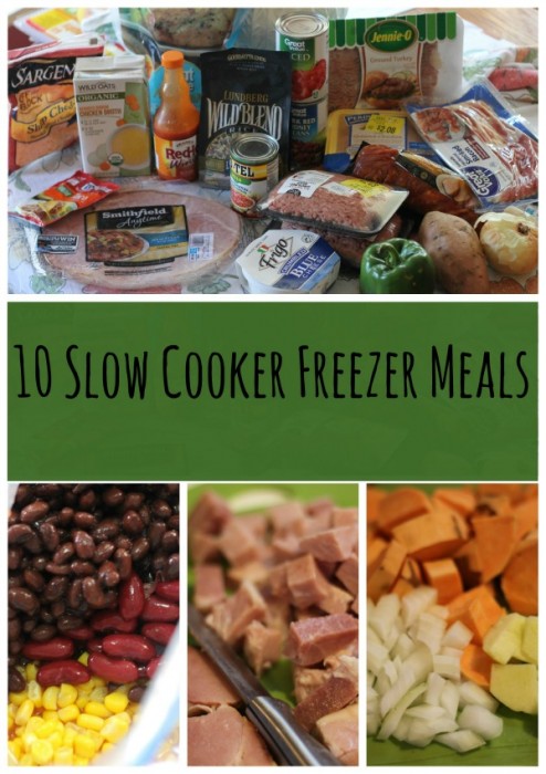 10 Slow Cooker Freezer Meals