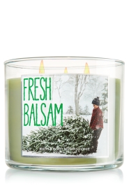 Fresh Balsam Bath and Body Works Candle