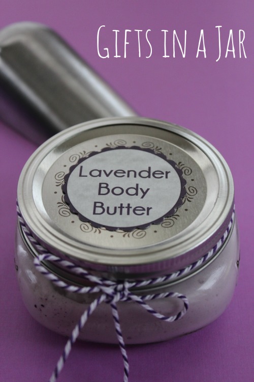 Gifts in a Jar Lavender Body Butter