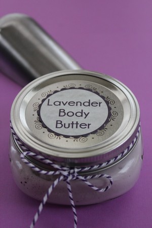 {Gifts in a Jar} Lavender Body Butter - BargainBriana