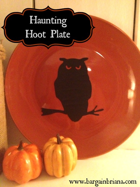 Haunting Hoot Plate