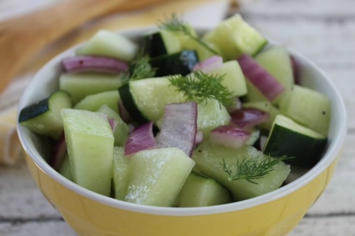 Honeydew Cucumber Salad
