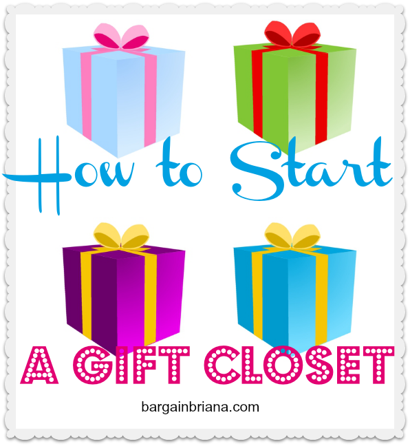 How to Start a Gift Closet via @BargainBriana