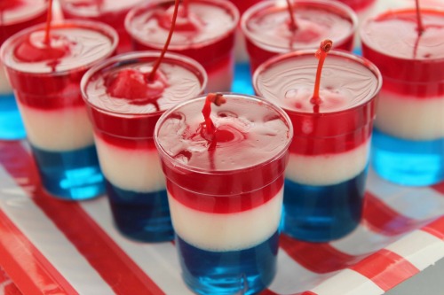 Independence Day Jello Cups