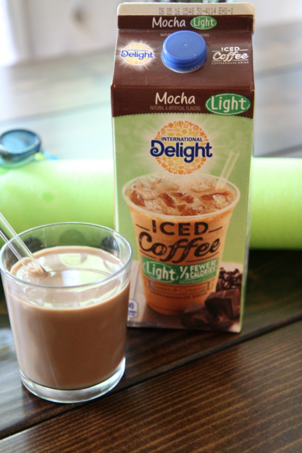 delight iced coffee caffeine content