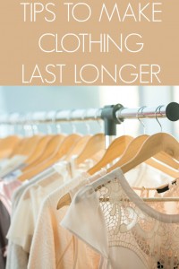 Tips to Make Clothing Last Longer - BargainBriana