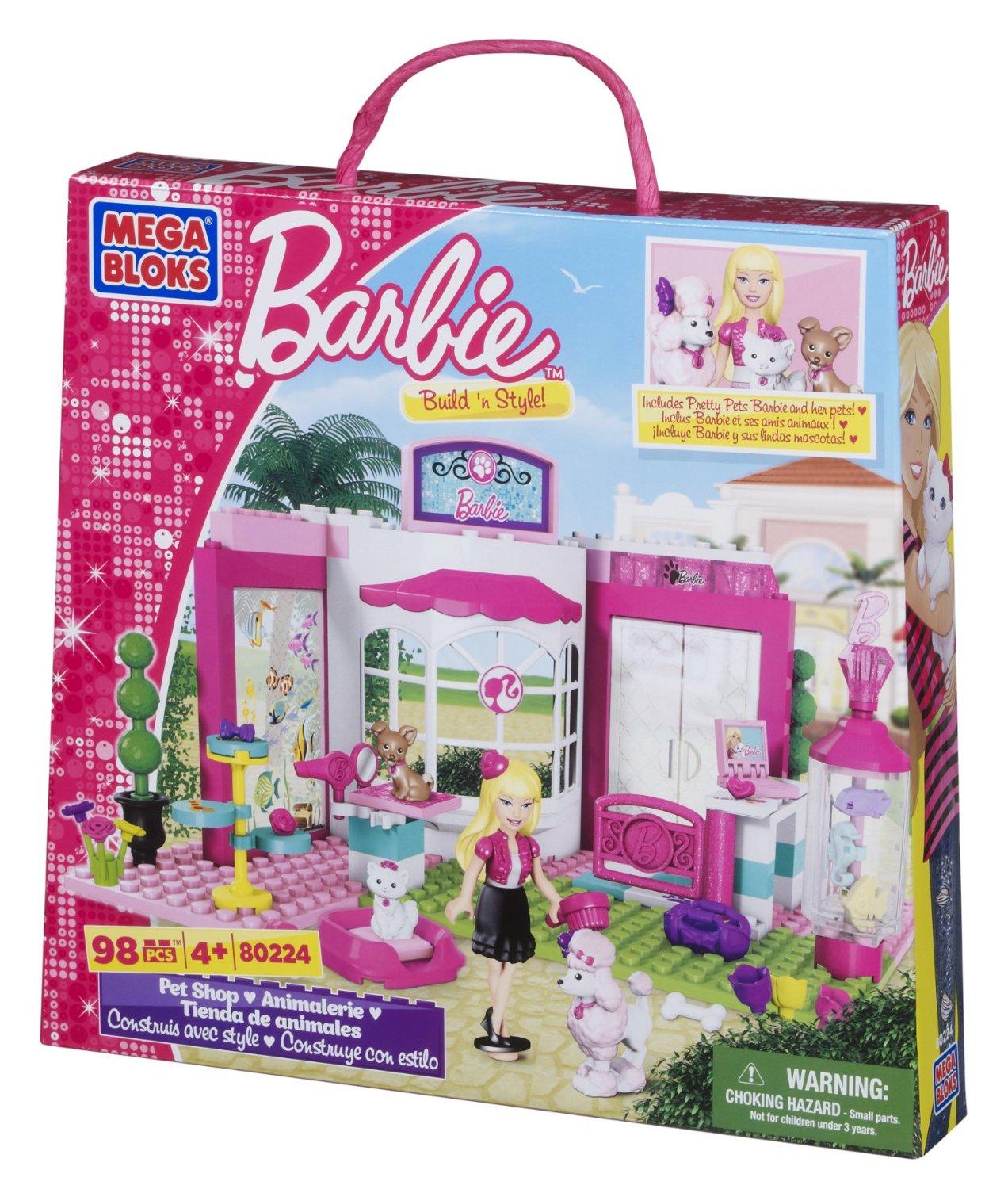 Mega Bloks - Barbie - Build 'n Style Pet Shop